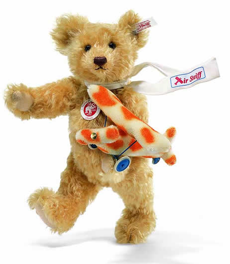 Steiff Mohair Teddy Bear With Rackerplan